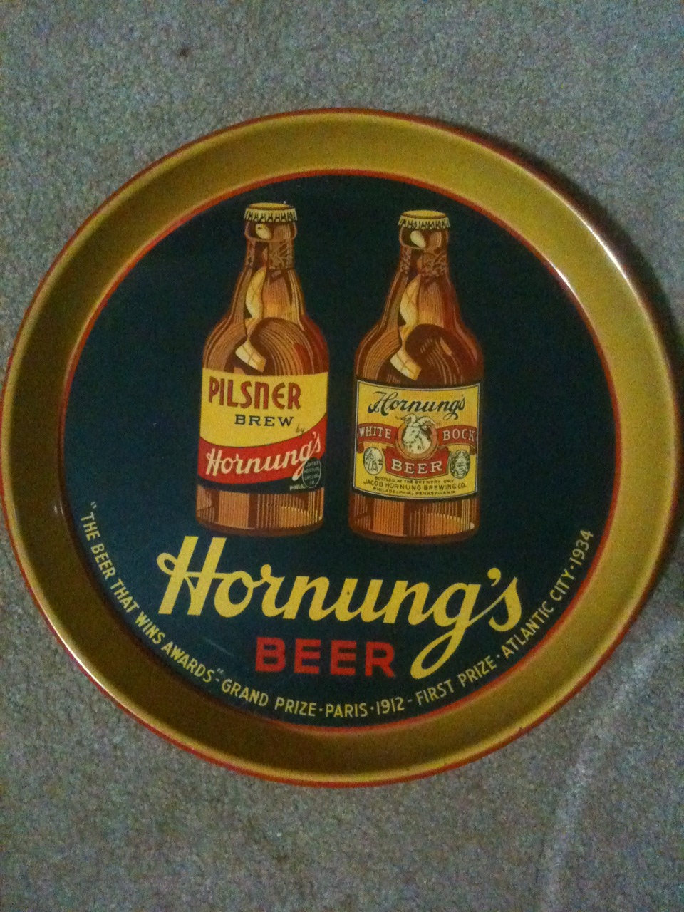 Hornung's Beer Tray